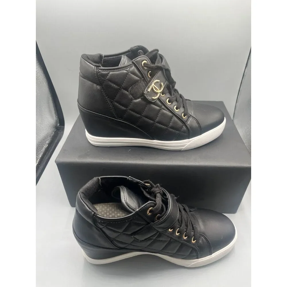 JUICY COUTURE JOURNEY WEDGE SNEAKERS 10 357100 06/22 - Picture 4 of 6